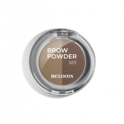 Тени для бровей Relouis BROW POWDER SET — двухцветный набор для коррекции, купить в ЛНР оптом